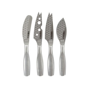 cuchillo para queso con mango de acero inoxidable