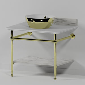 consola para lavabo de cromo
