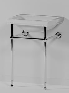 consola para lavabo de cromo