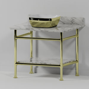 consola para lavabo de cromo