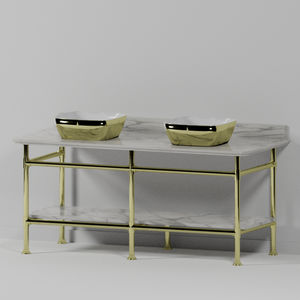 consola para lavabo de cromo
