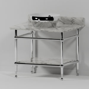 consola para lavabo de cromo