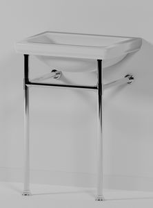 consola para lavabo de cromo