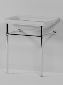 consola para lavabo de cromo