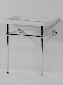 consola para lavabo de cromo
