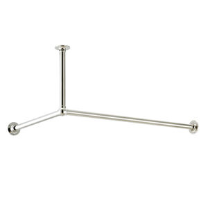 barra para cortina de ducha de metal