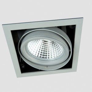 downlight empotrable / LED / cuadrado / de aluminio fundido