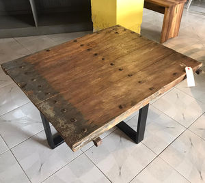 mesa de centro rústica