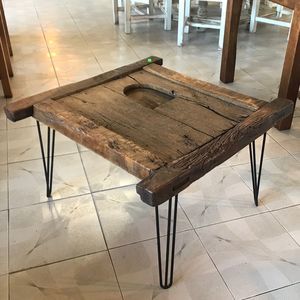 mesa de centro rústica