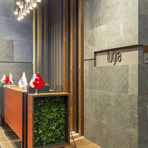 mostrador de recepción modular