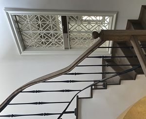 escalera en L