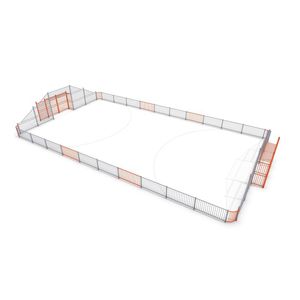 campo de fútbol para espacio público