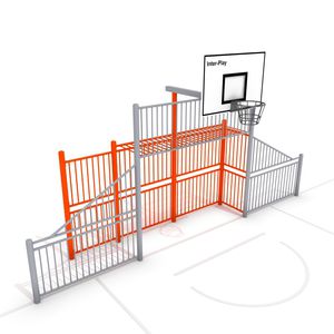 campo de fútbol para espacio público