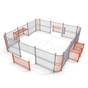 campo de fútbol para espacio público