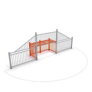 campo de fútbol para espacio público