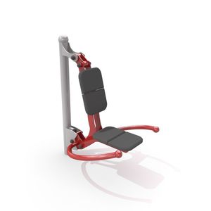 máquina de musculación extensión de espalda