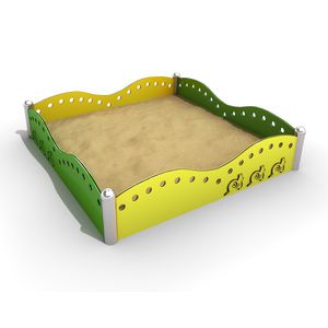 cajón de arena para parque infantil