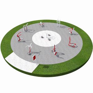 parque de fitness al aire libre para parque infantil