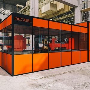 cabina de insonorización para máquina industrial