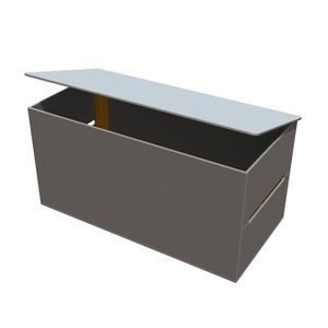 baúl para juguetes de contrachapado