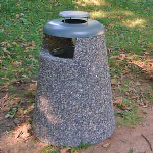 cubo de basura público