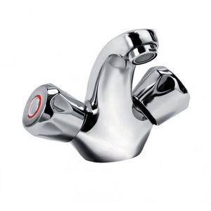 grifo bimando para lavabo
