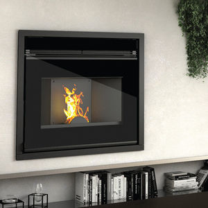 Chimenea insertable de pellets, Chimenea caldera insertable de pellets