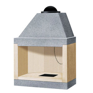 chimenea de leña