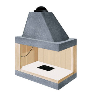 chimenea de leña