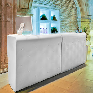 mostrador de bar / de polietileno / recto / con luz