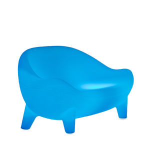 sillón contemporáneo / de polietileno / reciclable / con luz