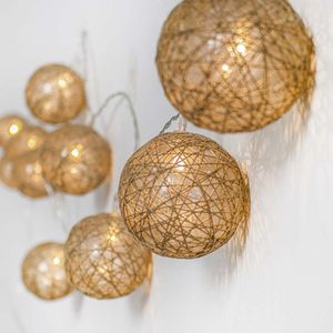 guirnalda luminosa de tejido