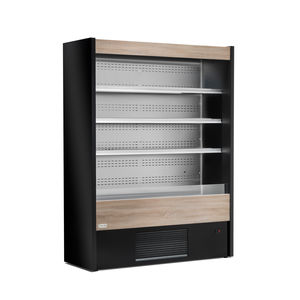 vitrina refrigerada de estantes