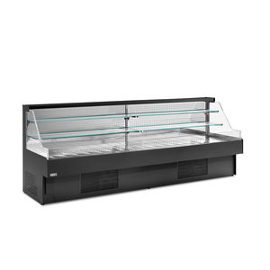 vitrina refrigerada de estantes