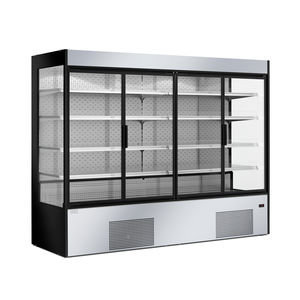 vitrina refrigerada de estantes