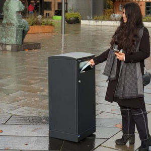 cubo de basura higiénico