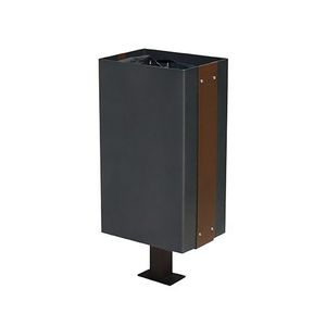 cubo de basura público