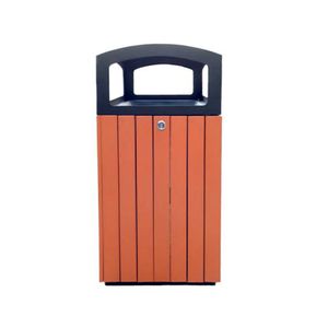 cubo de basura público