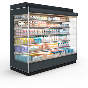vitrina refrigerada de estantes