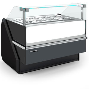 vitrina calefactada mostrador