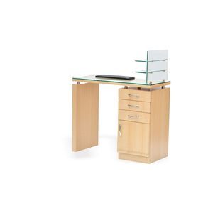 mesa de manicura con espacio de almacenamiento