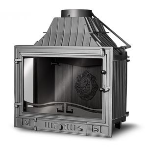 Chimenea insertable de esquina - W3 PB - kawmet - de leña / de