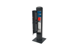 bolardo de suministro eléctrico