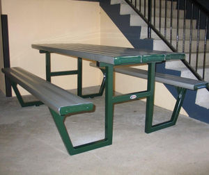 mesa de pícnic contemporánea