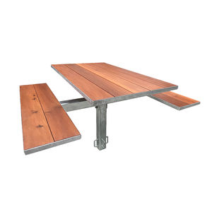 mesa de pícnic contemporánea