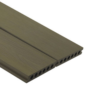 tarimas de exterior de material compuesto / de WPC / aspecto madera / impermeables