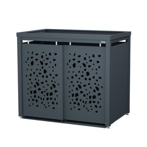 cobertura para contenedores de reciclaje