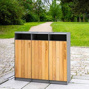 cubo de basura público