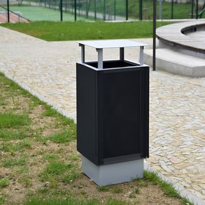 cubo de basura público