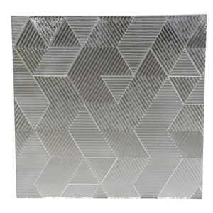 panel de vidrio decorado